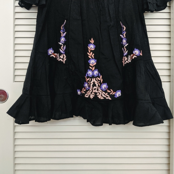 Free People floral embroidery dress - Picture 4 of 5